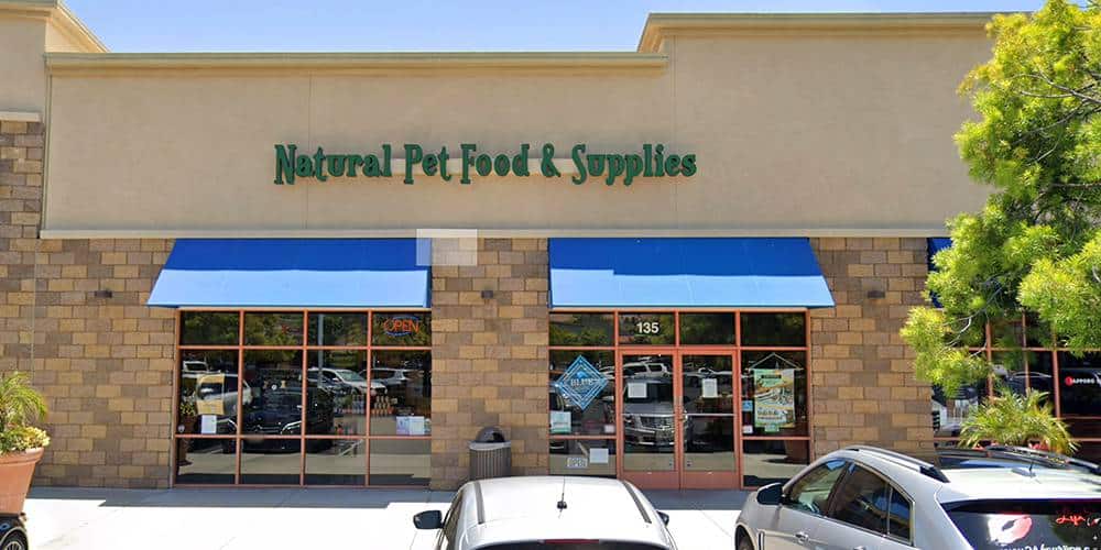 Natural Pet Food & Supplies, site of dog teeth cleaning in Murrieta by Qualified Pet Dental