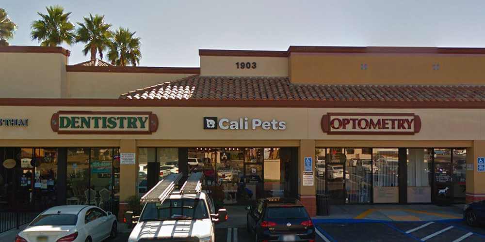 Cali Pets Grooming, site of dog teeth cleaning in San Marcos, CA by Qualified Pet Dental