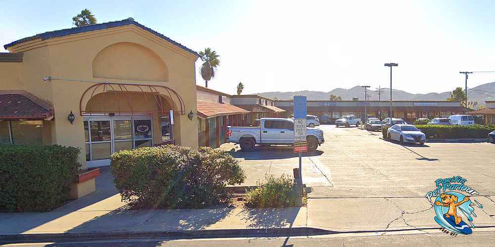 Pacific Pet Parlour, site of dog teeth cleaning in San Marcos, CA by Qualified Pet Dental