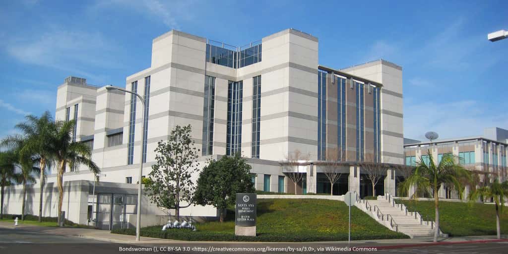 An institutional building in Santa Ana, California