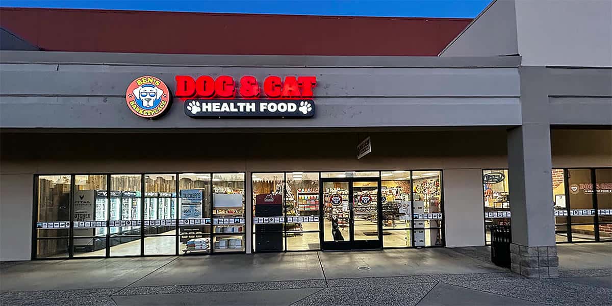Storefront of Ben's Barketplace, site of dog teeth cleaning in Auburn, California by Qualified Pet Dental